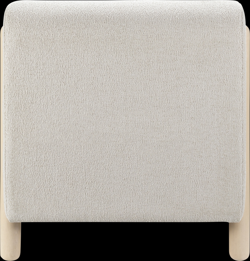 Sumiza White Accent Chair - Thumbnail - Image 4