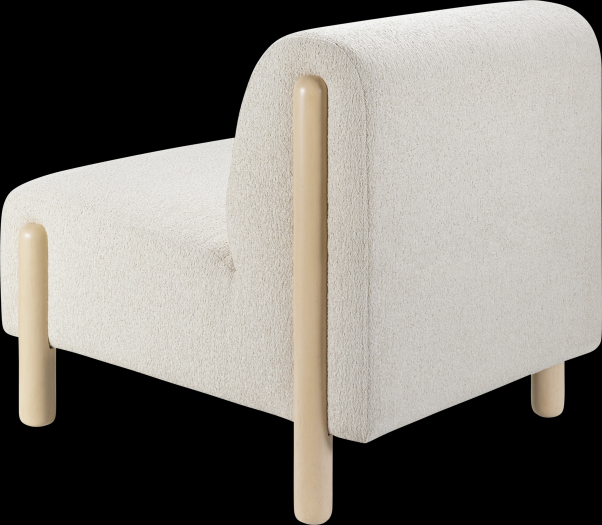 Sumiza White Accent Chair - Thumbnail - Image 5