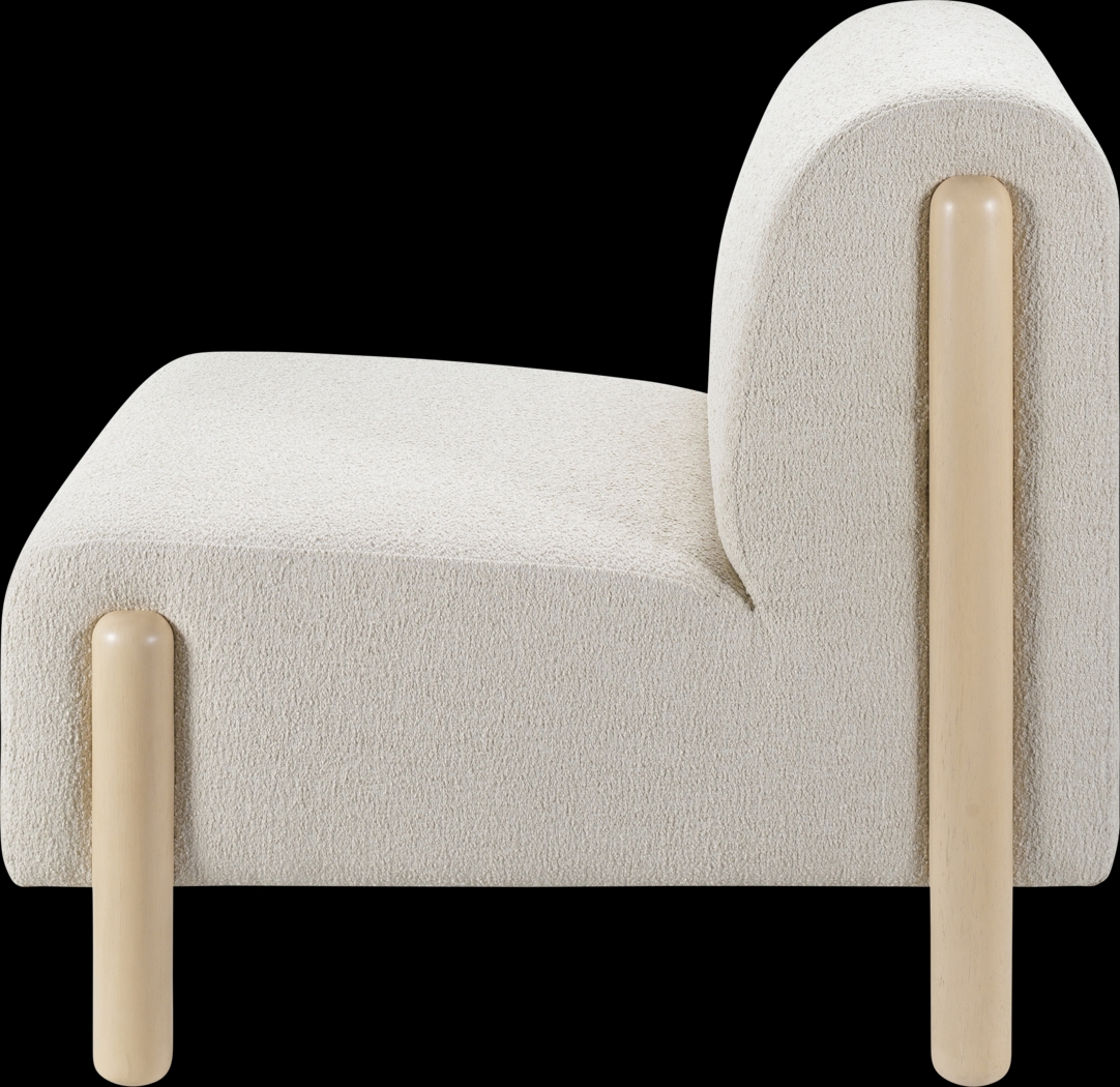 Sumiza White Accent Chair - Thumbnail - Image 6