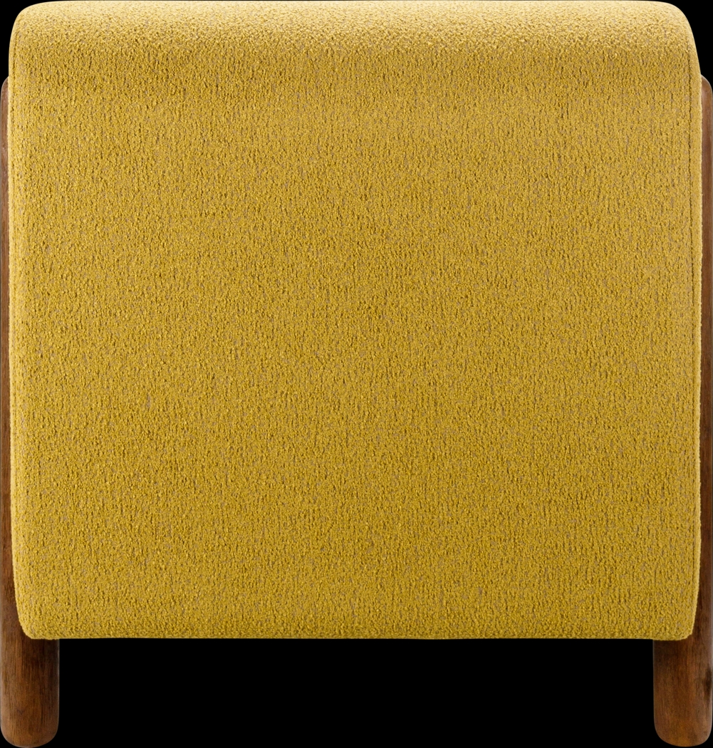 Sumiza Yellow Accent Chair - Thumbnail - Image 4