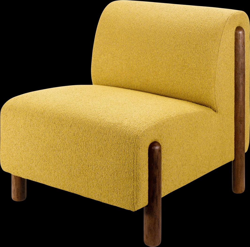 Sumiza Yellow Accent Chair - Thumbnail - Image 1