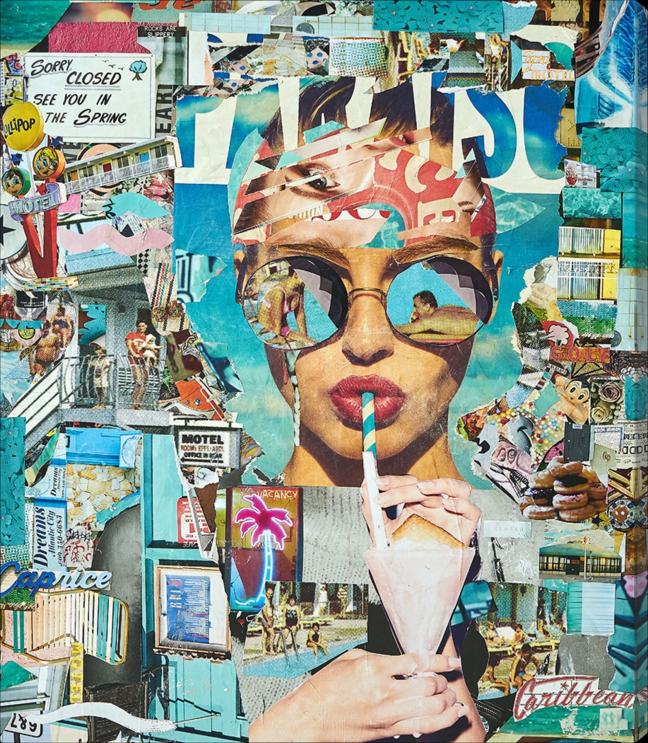 Summer Glam Blue Artwork - Thumbnail - Image 1