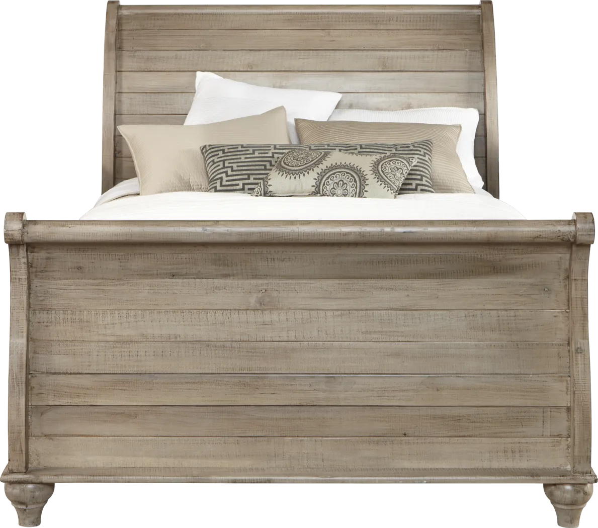 Summer Grove Gray 3 Pc King Sleigh Bed - Thumbnail - Image 1