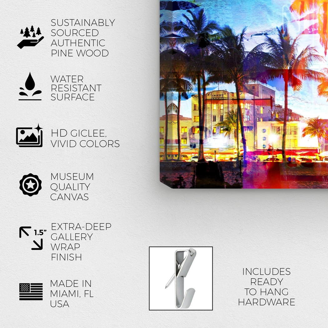 Summer Nights Pink Artwork - Thumbnail - Image 3