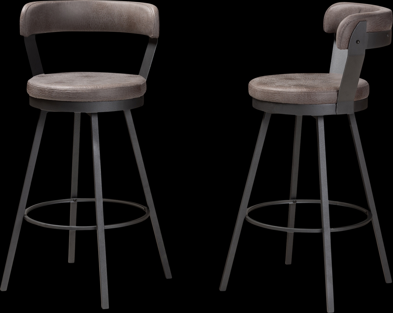 Summerglen Gray Counter Height Stool, Set of 2 - Thumbnail - Image 3