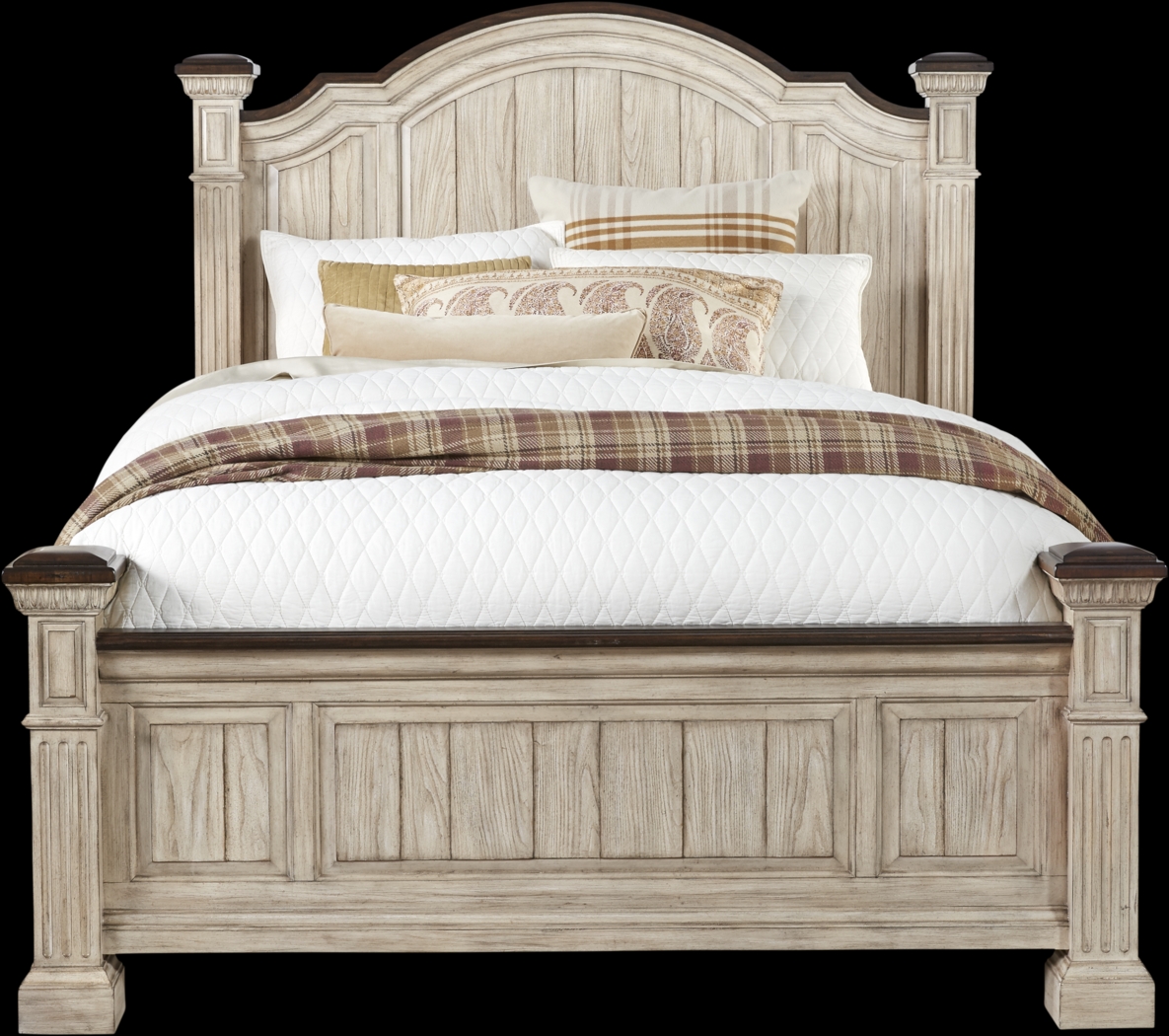 Summerset Cream 5 Pc Queen Poster Bedroom - Thumbnail - Image 2