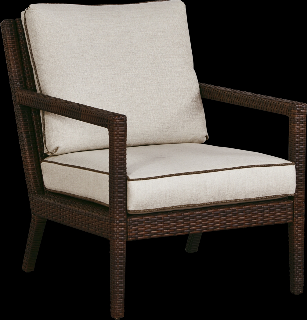 Summerset Way Brown 5 Pc Outdoor Seating Set with Sandstone Cushions - Thumbnail - Image 3