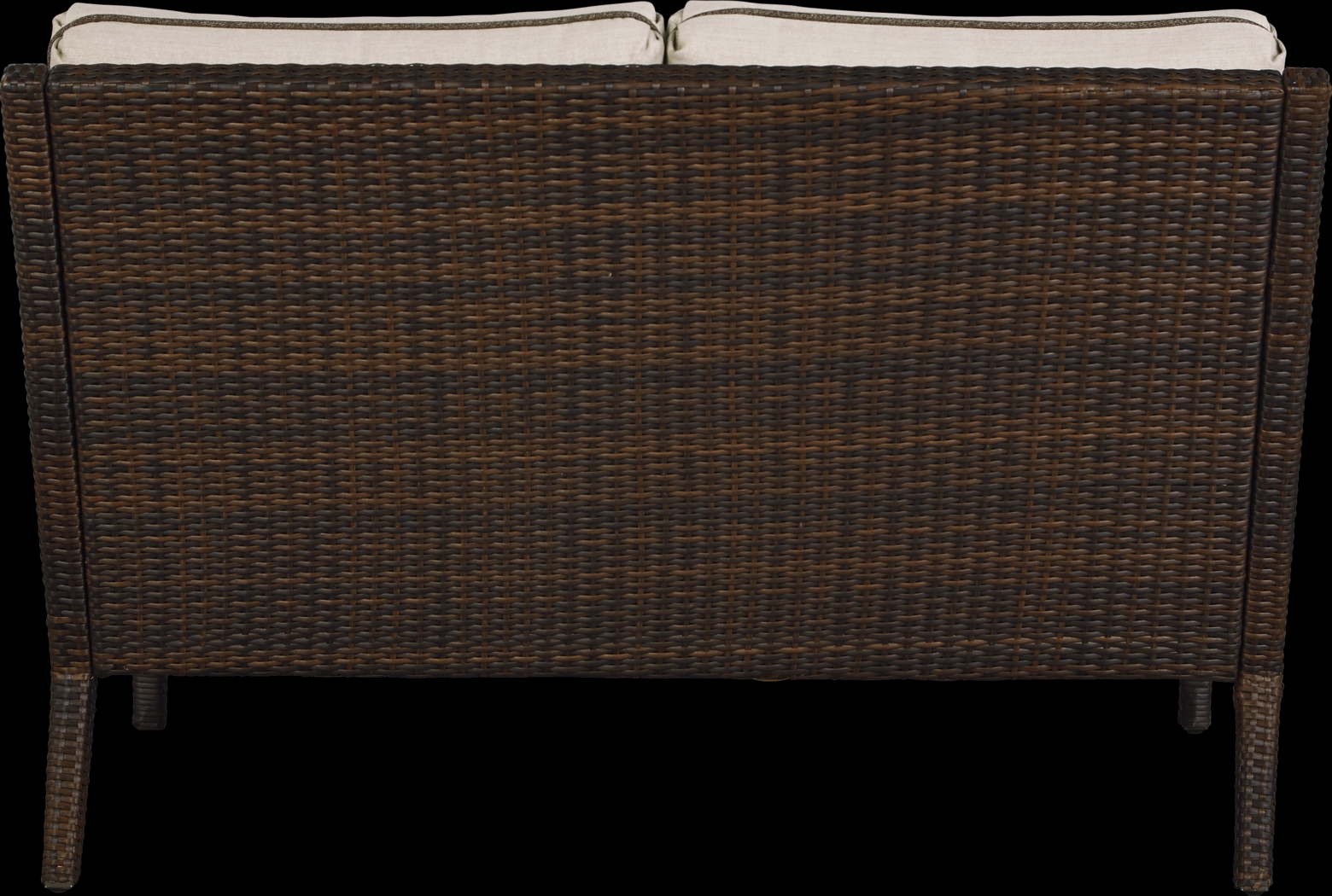 Summerset Way Brown 4 Pc Outdoor Seating Set with Sandstone Cushions - Thumbnail - Image 4