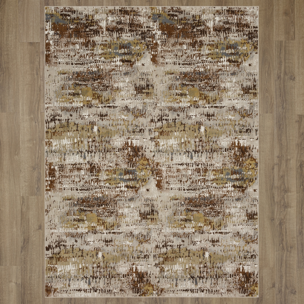 Summerson Orange 5'3 x 7'10 Rug - Thumbnail - Image 3