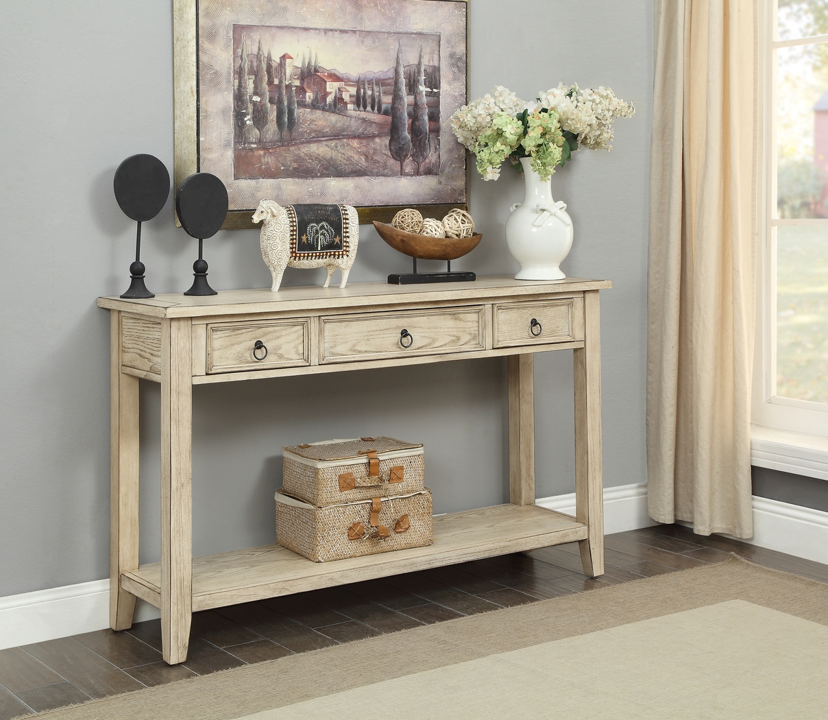 Summerville Way Beige Console Table - Thumbnail - Image 4