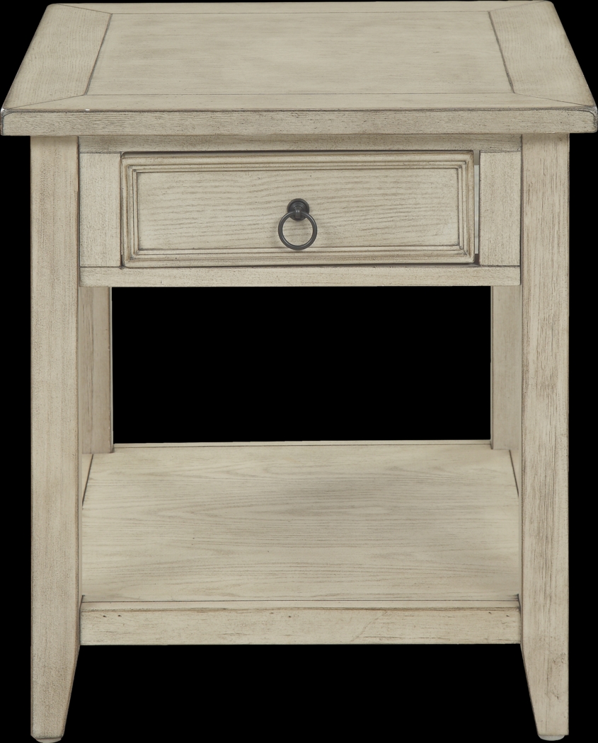 Summerville Way Beige End Table - Thumbnail - Image 2