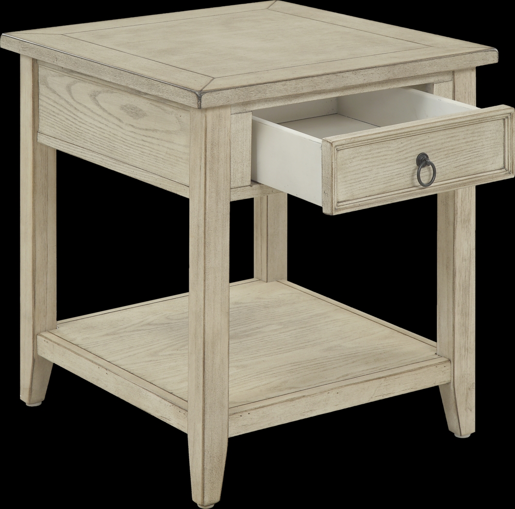 Summerville Way Beige End Table - Thumbnail - Image 3