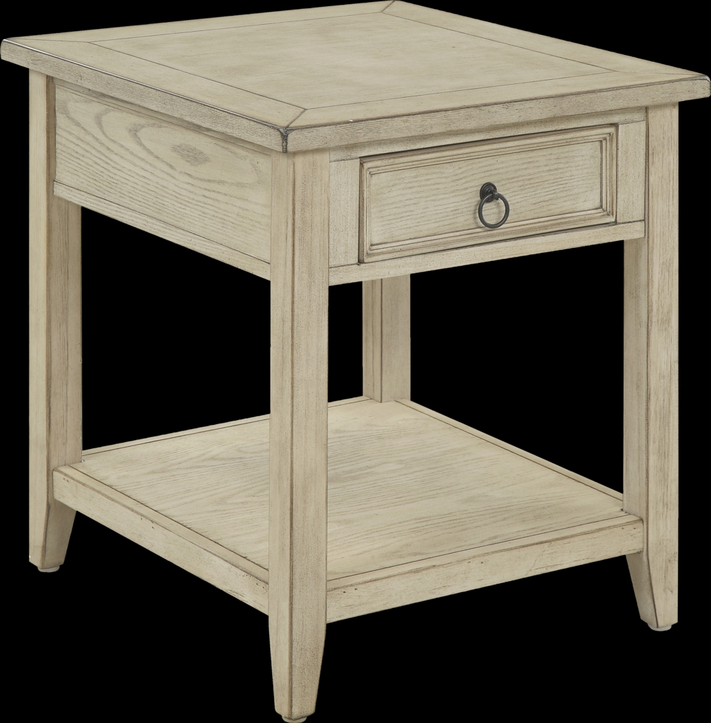 Summerville Way Beige End Table - Thumbnail - Image 1