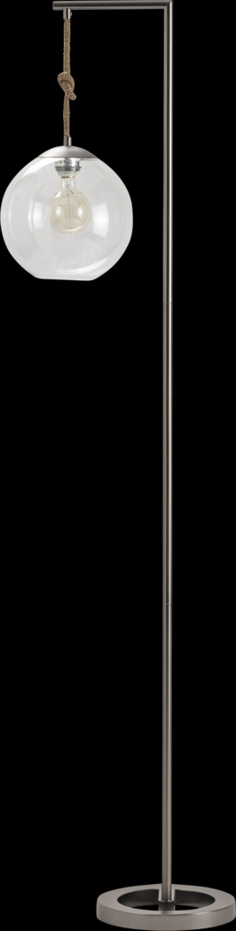 Summit Circle Gray Floor Lamp - Thumbnail - Image 1