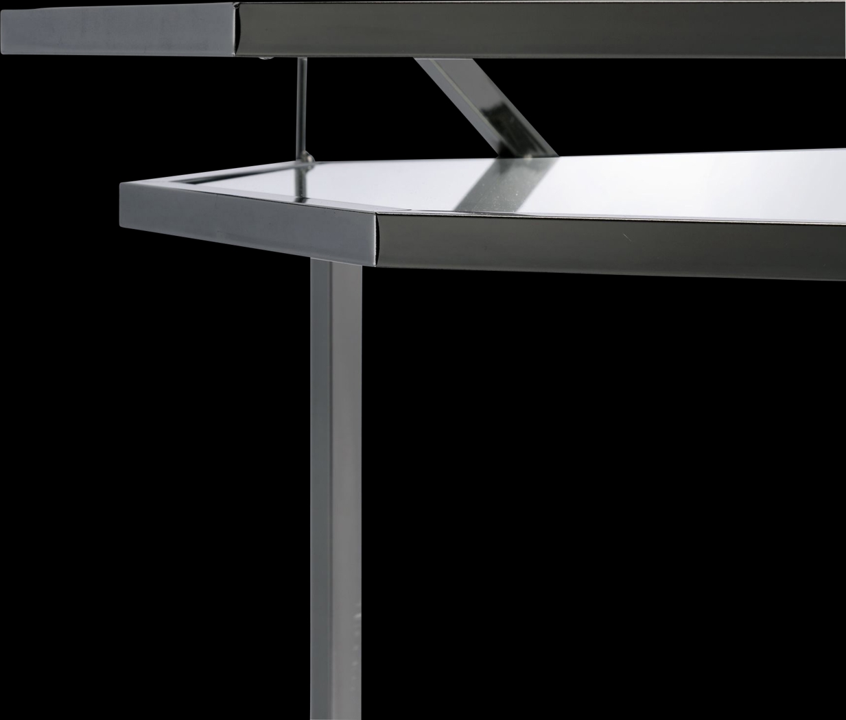 Sumrall Nickel Bar Cart - Thumbnail - Image 4