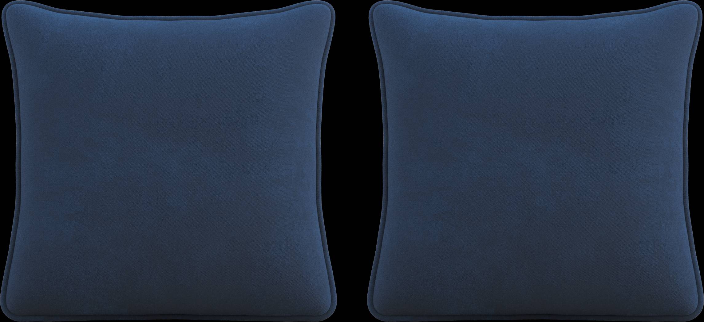 Sun Sorreo Denim Indoor/Outdoor Accent Pillow, Set of Two - Thumbnail - Image 1