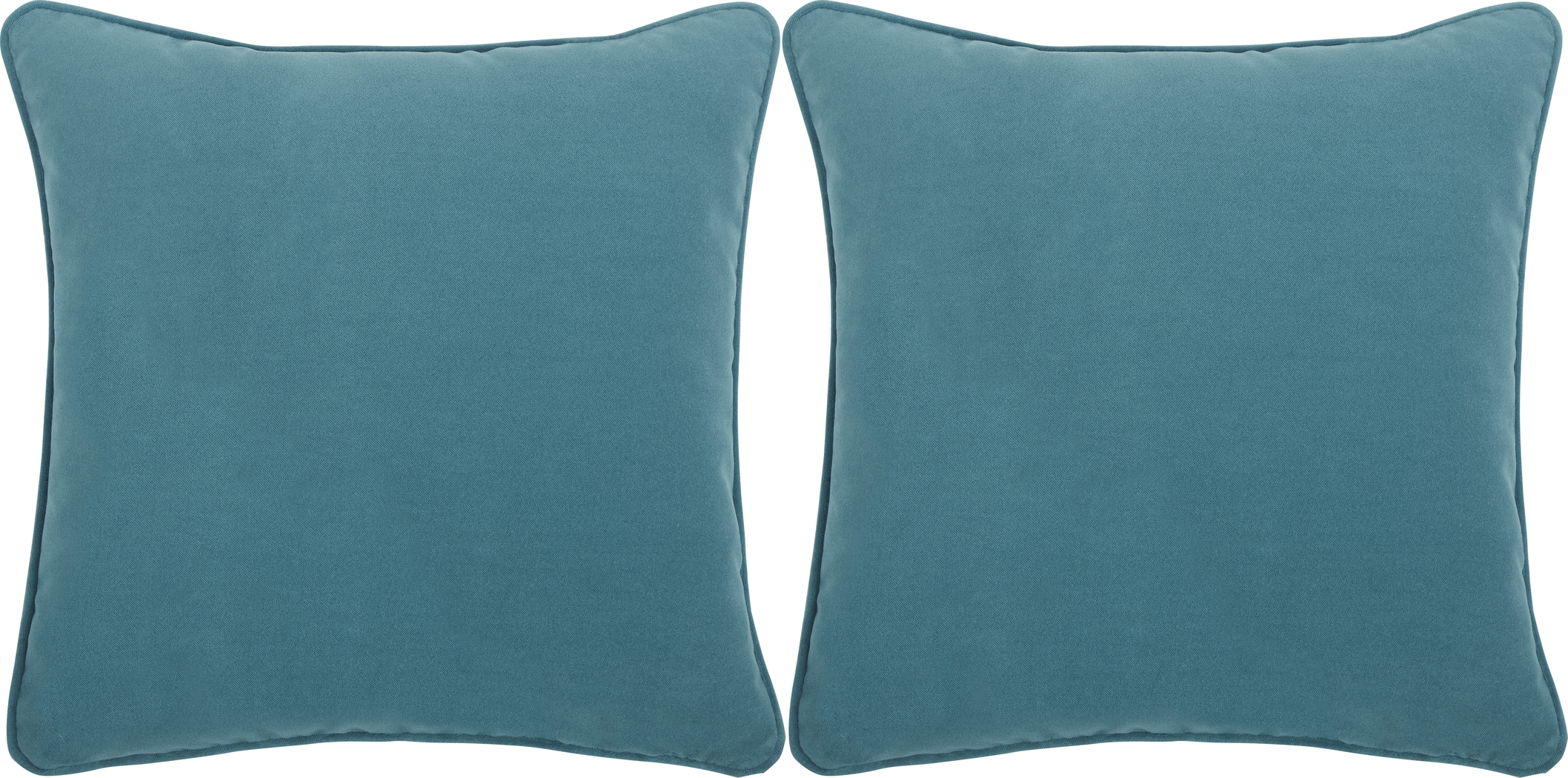 Sun Sorreo Teal Indoor/Outdoor Accent Pillow, Set of Two - Thumbnail - Image 1