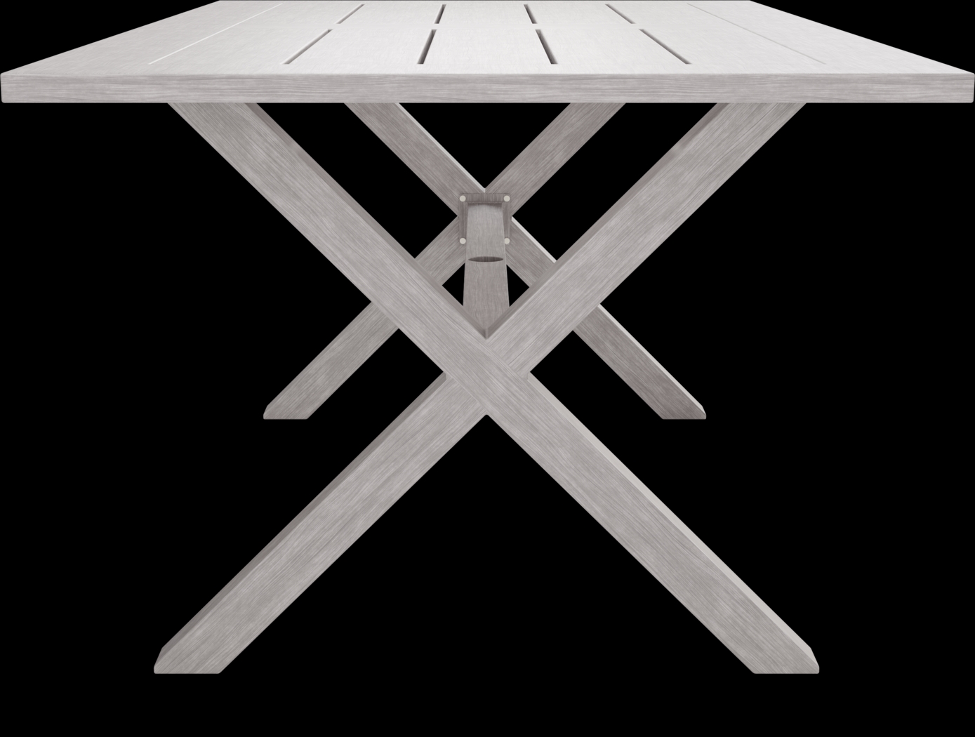 Sun Valley Light Gray 5 Pc Rectangle Outdoor Dining Set with Blue Cushions - Thumbnail - Image 5