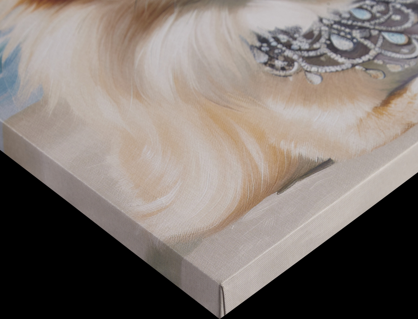 Sunbathing Pomeranian Blue Wall Decor - Thumbnail - Image 5