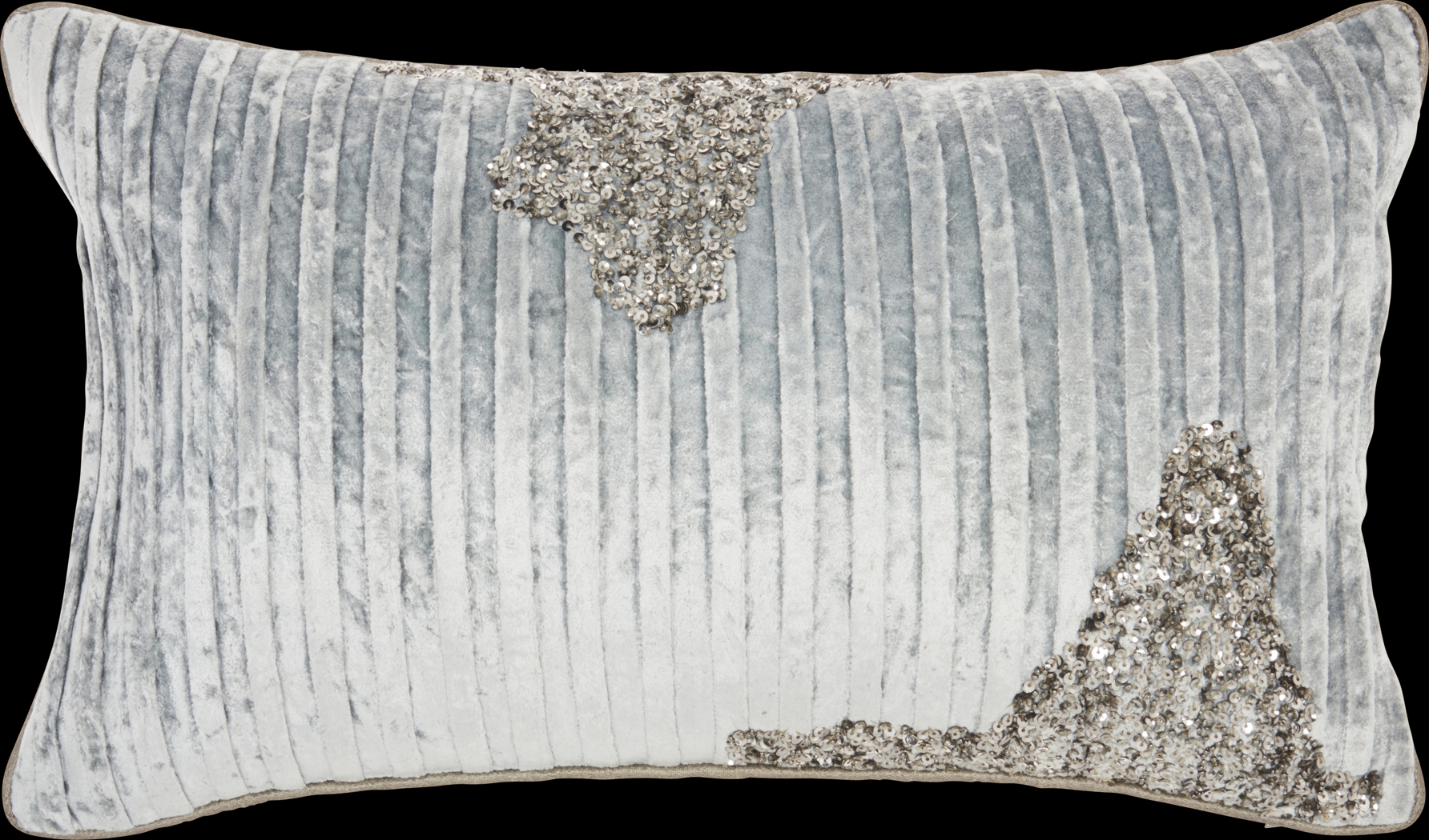 Sunbeam Gray Lumbar Pillow - Thumbnail - Image 1