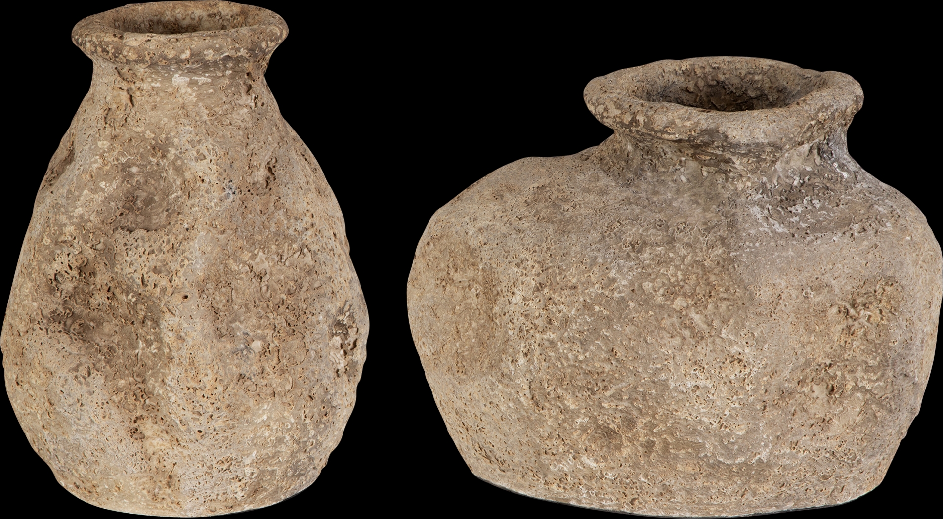 Sunbit Brown Vase, Set of 2 - Thumbnail - Image 6