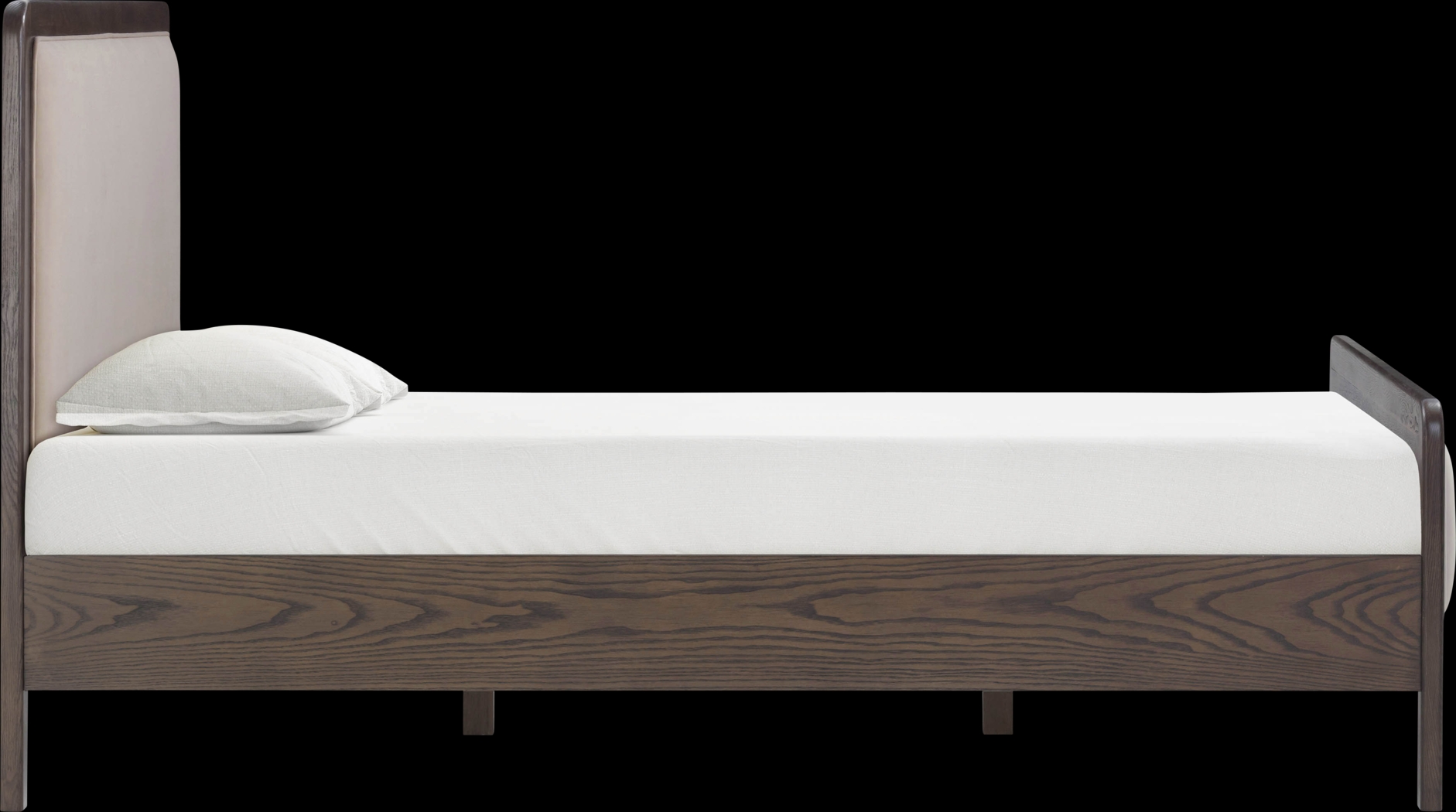 Suncier Taupe Queen Bed - Thumbnail - Image 2