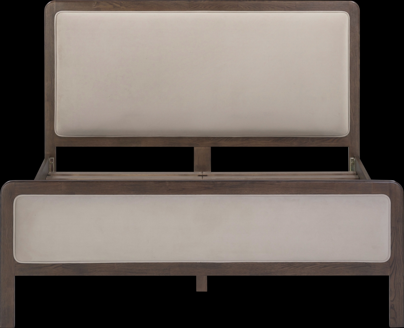 Suncier Taupe Queen Bed - Thumbnail - Image 3