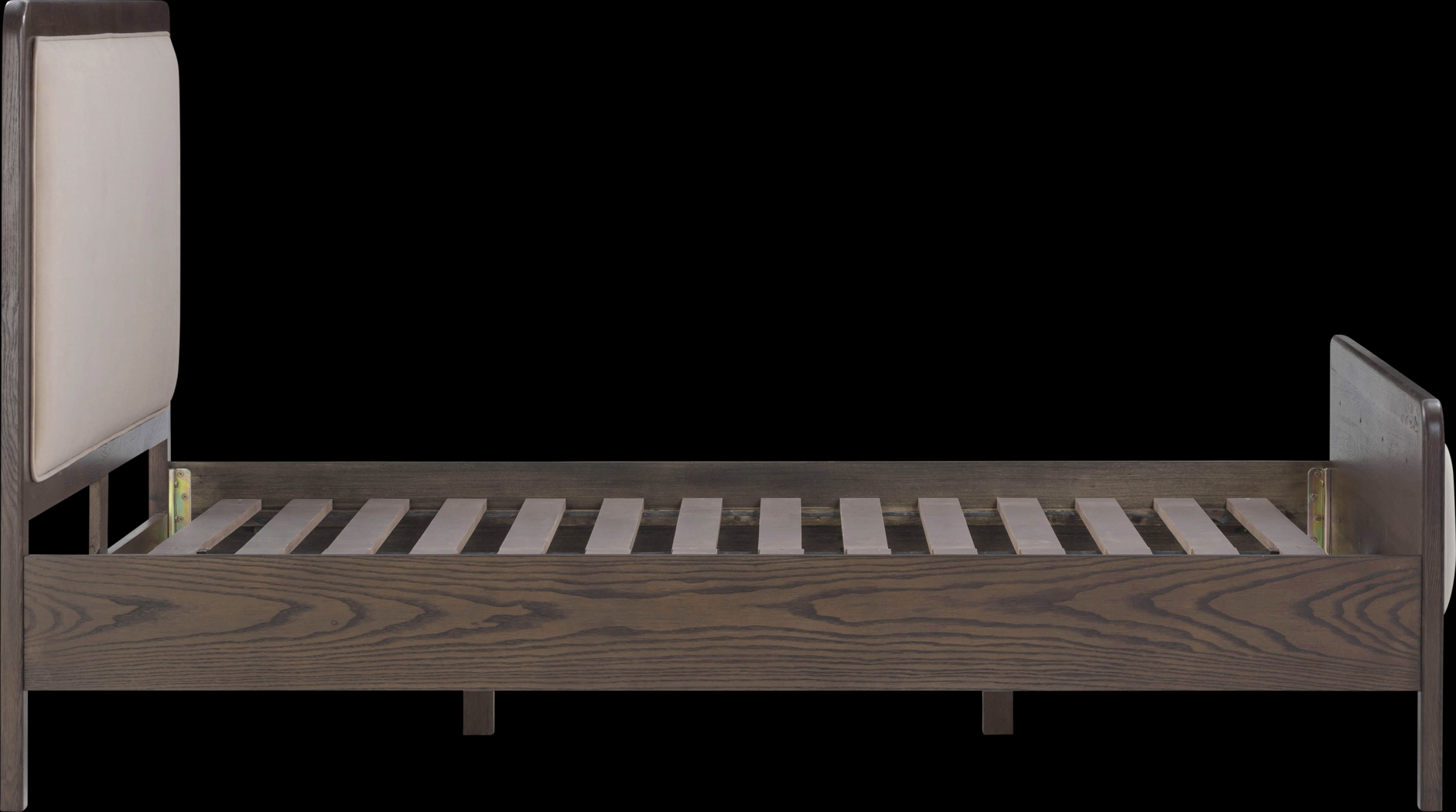 Suncier Taupe Queen Bed - Thumbnail - Image 4