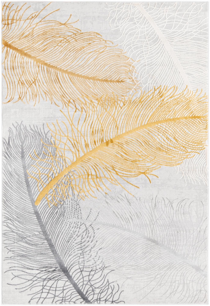 Sundus Yellow 4'1 x 6'1 Rug - Thumbnail - Image 1