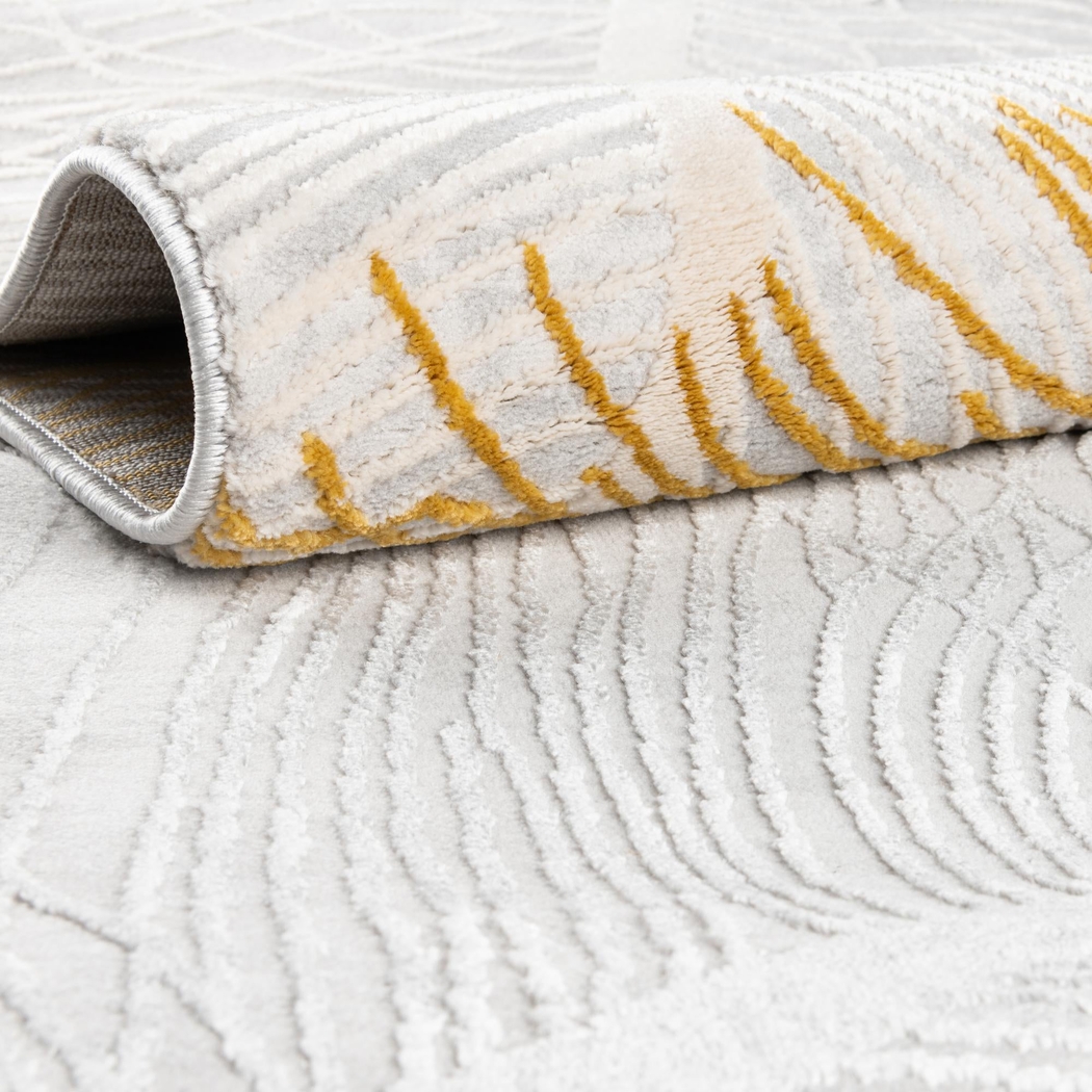 Sundus Yellow 6' x 9' Rug - Thumbnail - Image 9