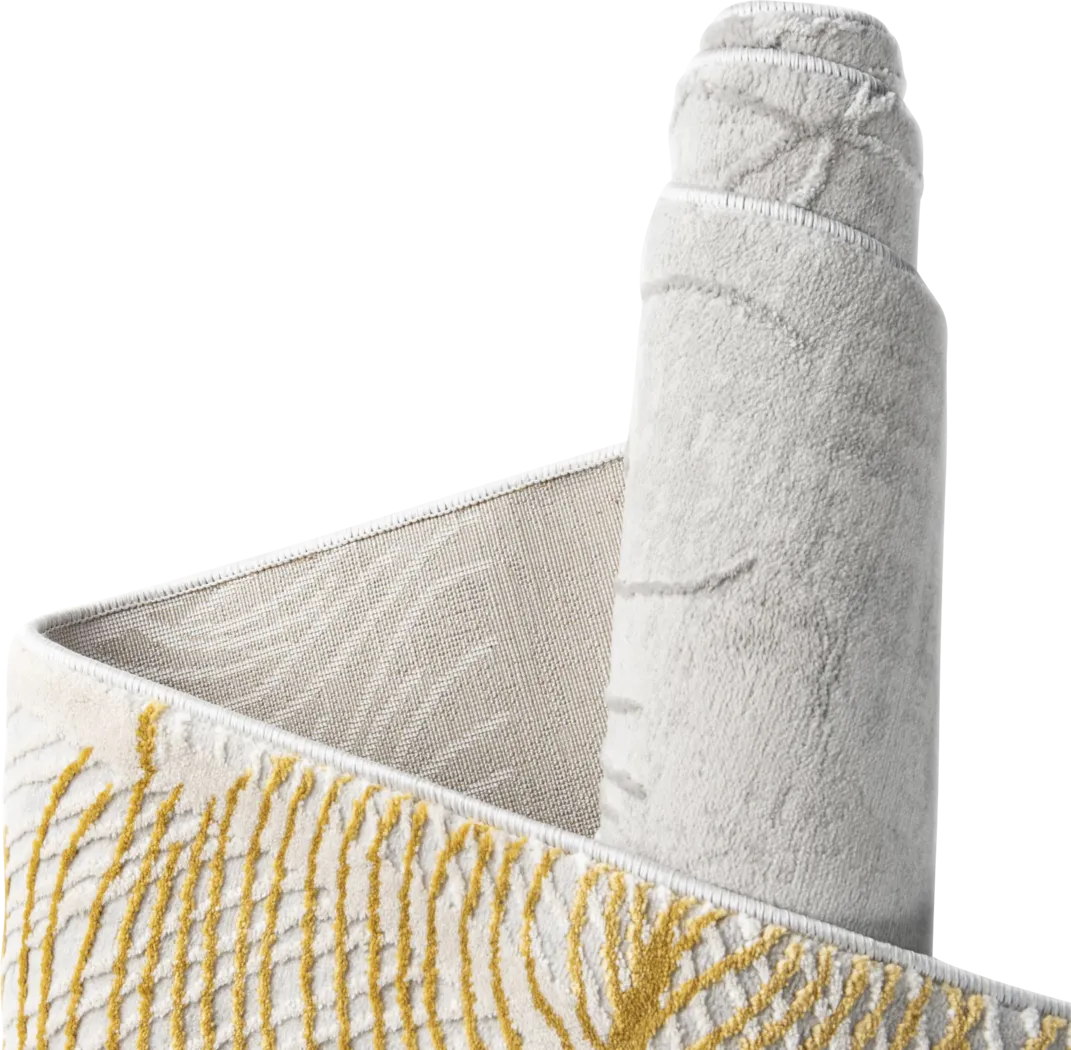 Sundus Yellow 9' x 12' Rug - Thumbnail - Image 4