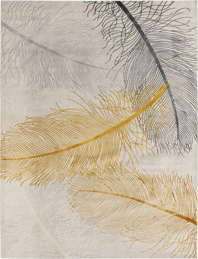 Sundus Yellow 9' x 12' Rug - Thumbnail - Image 1