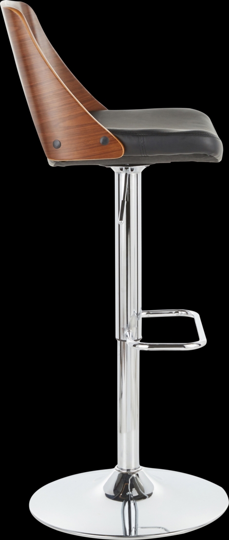 Sunerest Black Adjustable Barstool, Set of 2 - Thumbnail - Image 9