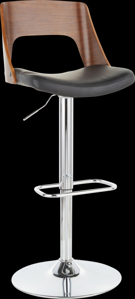 Sunerest Black Adjustable Swivel Barstool, Set of 3 - Thumbnail - Image 4