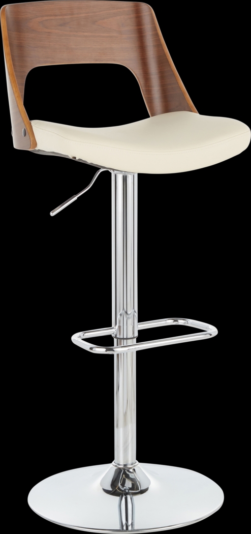 Sunerest Cream Adjustable Barstool, Set of 2 - Thumbnail - Image 4