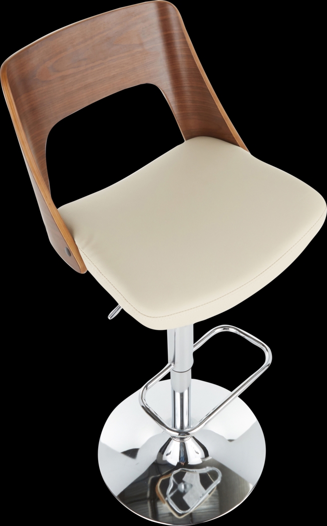 Sunerest Cream Adjustable Barstool, Set of 2 - Thumbnail - Image 7