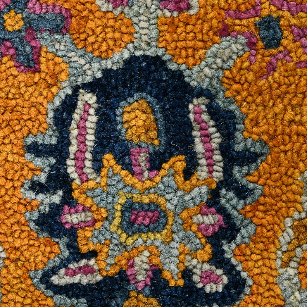 Sunland Orange 5' x 8' Rug - Thumbnail - Image 2