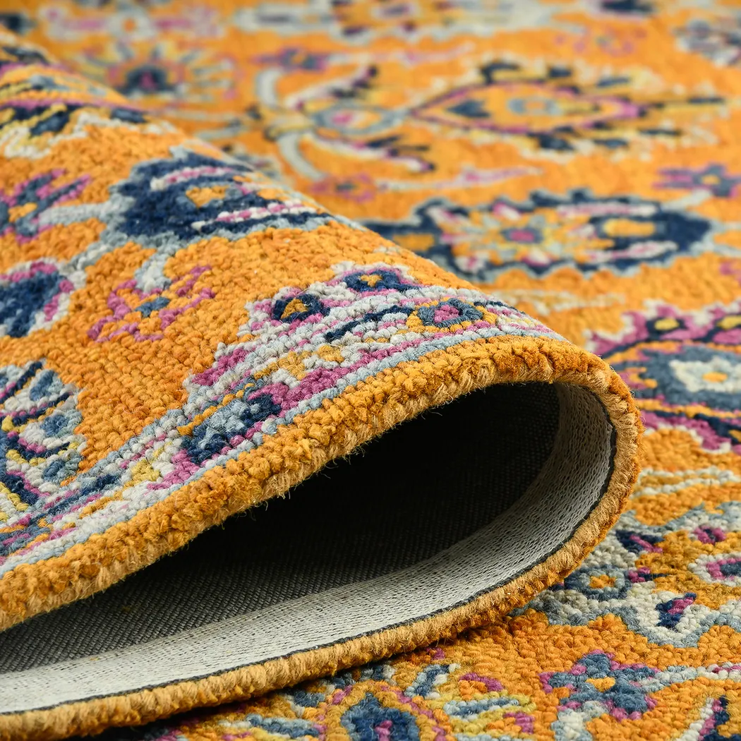 Sunland Orange 5' x 8' Rug - Thumbnail - Image 5