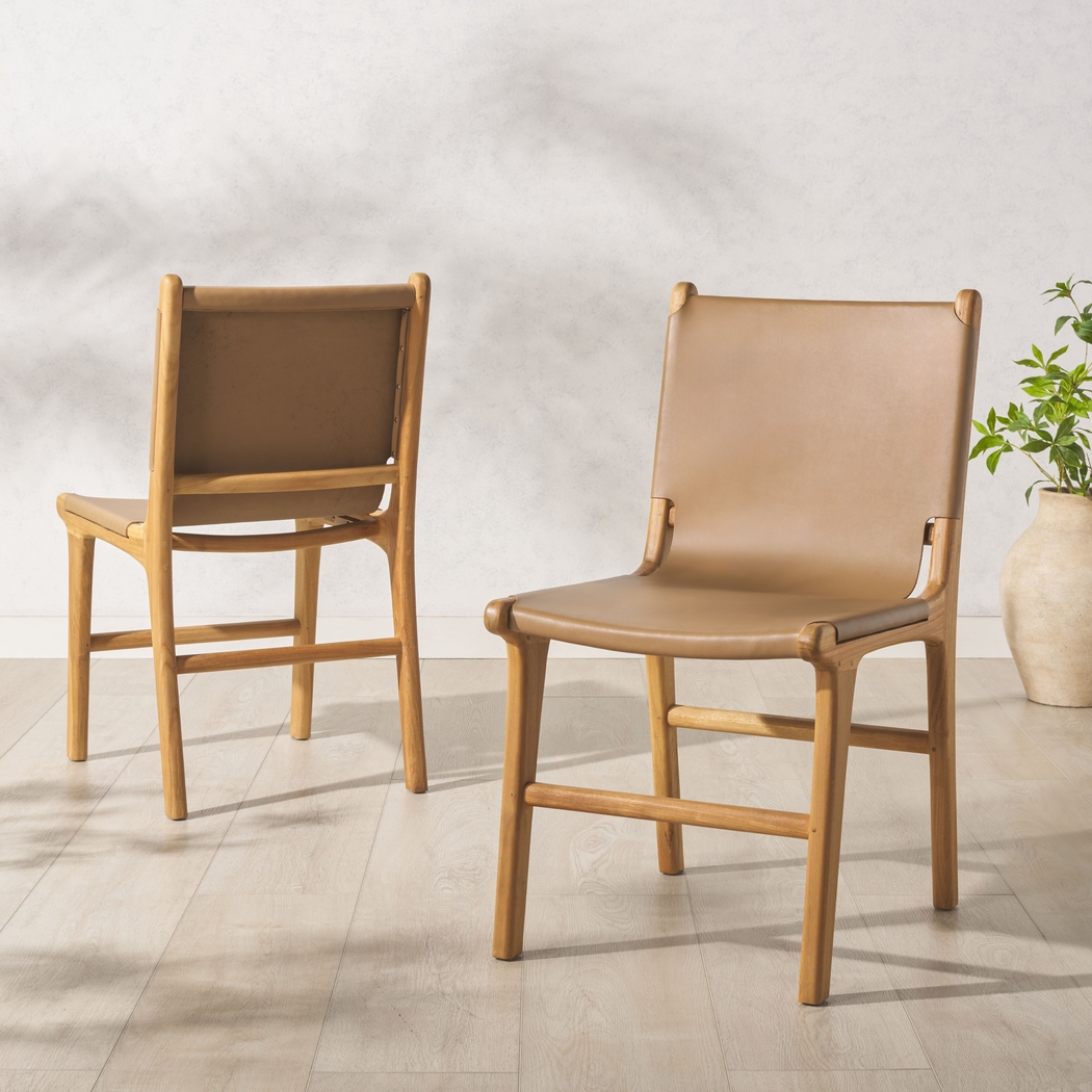 Sunlants Natural Side Chairs, Set of 2 - Thumbnail - Image 3