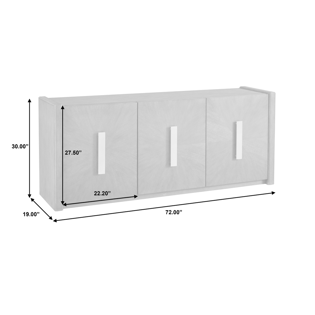 Sunmart Gray Sideboard - Thumbnail - Image 3