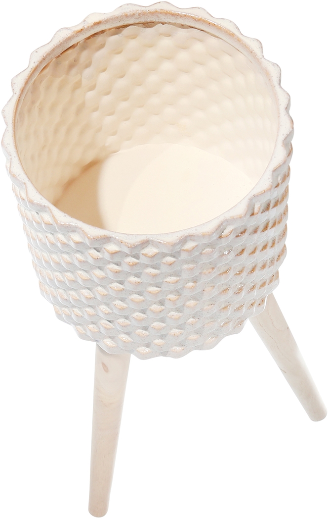 Sunnirock Ivory Planter, Set of 2 - Thumbnail - Image 2