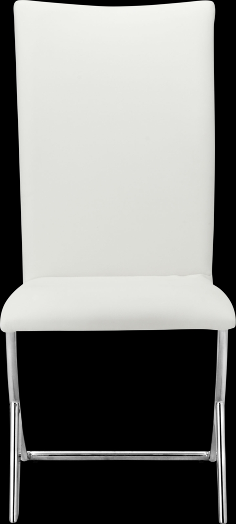 Sunniva White Side Chair, Set of 2 - Thumbnail - Image 2
