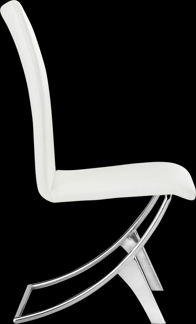 Sunniva White Side Chair, Set of 2 - Thumbnail - Image 3