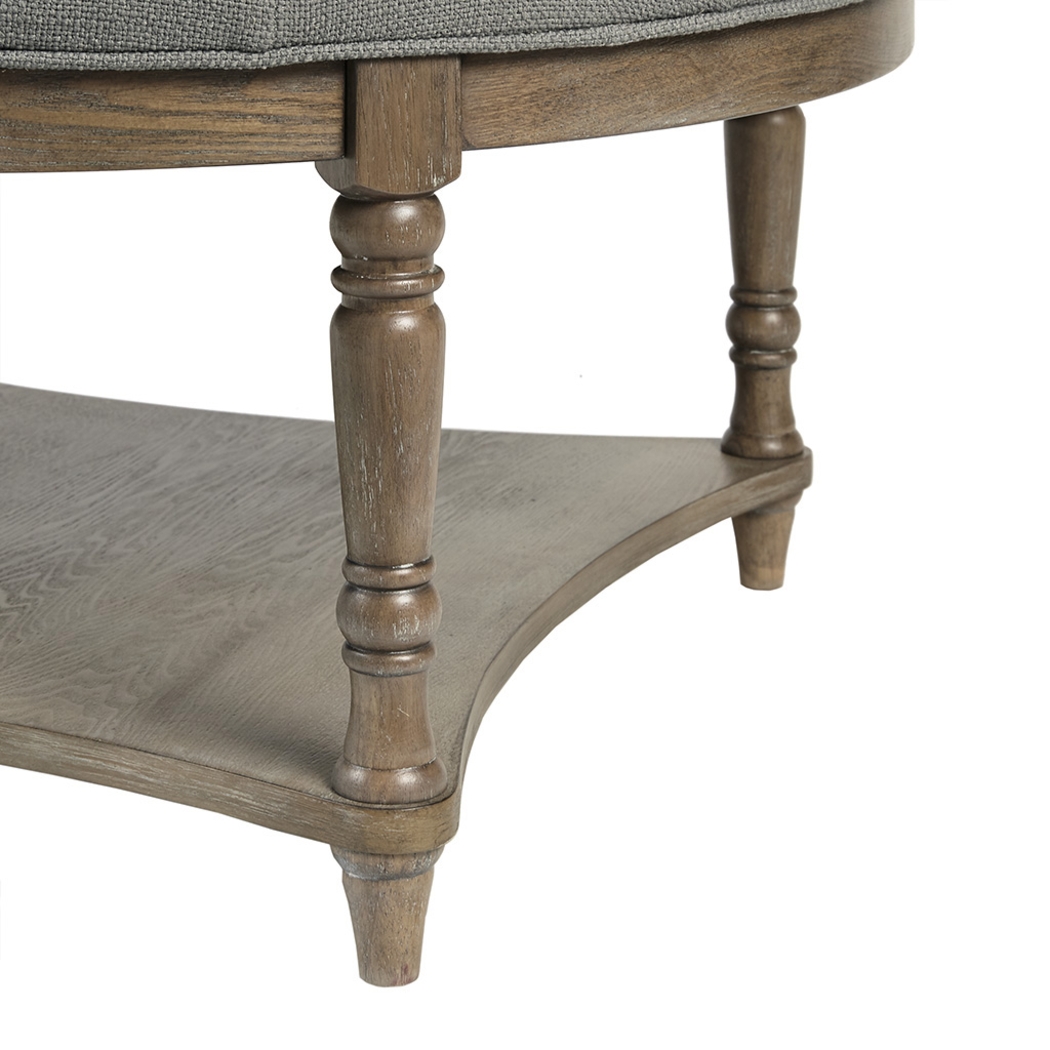 Sunnycove Gray Ottoman - Thumbnail - Image 3