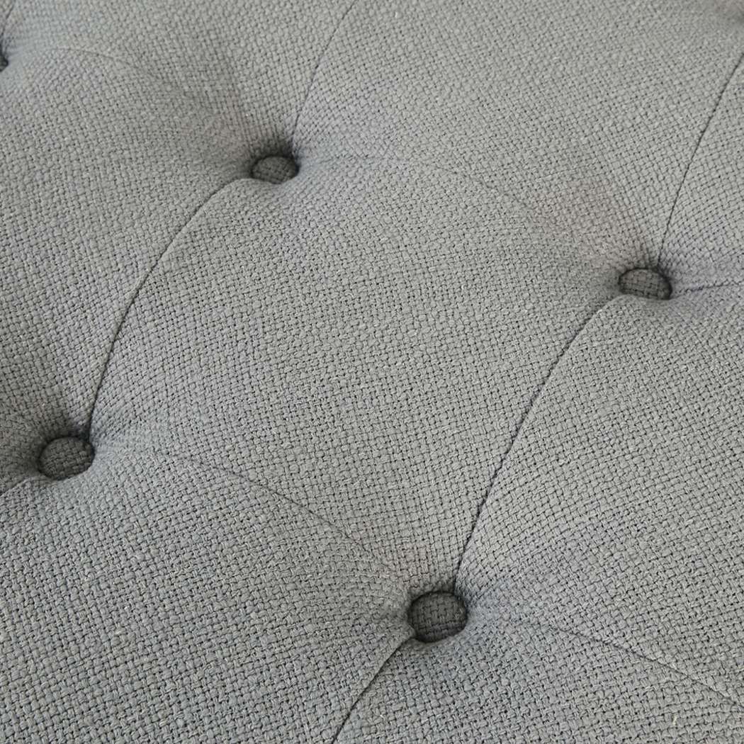 Sunnycove Gray Ottoman - Thumbnail - Image 5