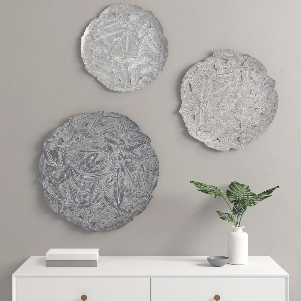 Sunnyroute Gray Wall Decor, Set of 3 - Thumbnail - Image 3