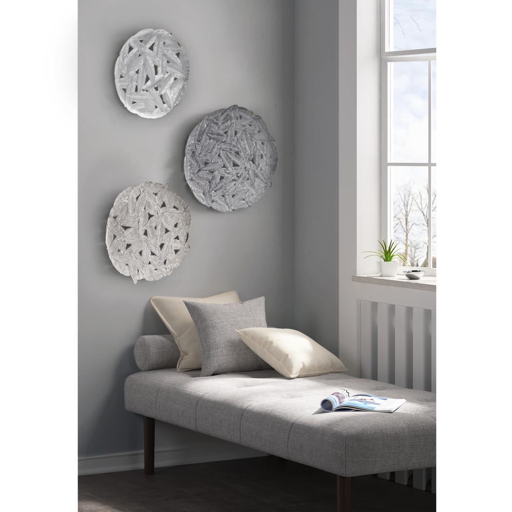 Sunnyroute Gray Wall Decor, Set of 3 - Thumbnail - Image 4