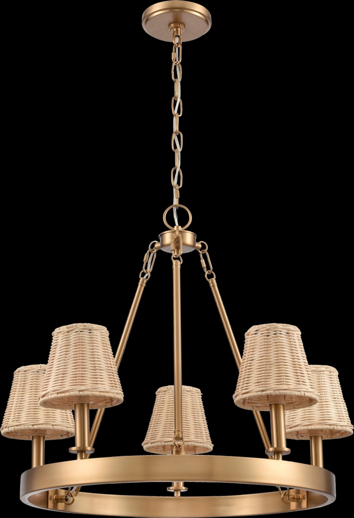 Sunray Nest Gold Chandelier - Thumbnail - Image 3