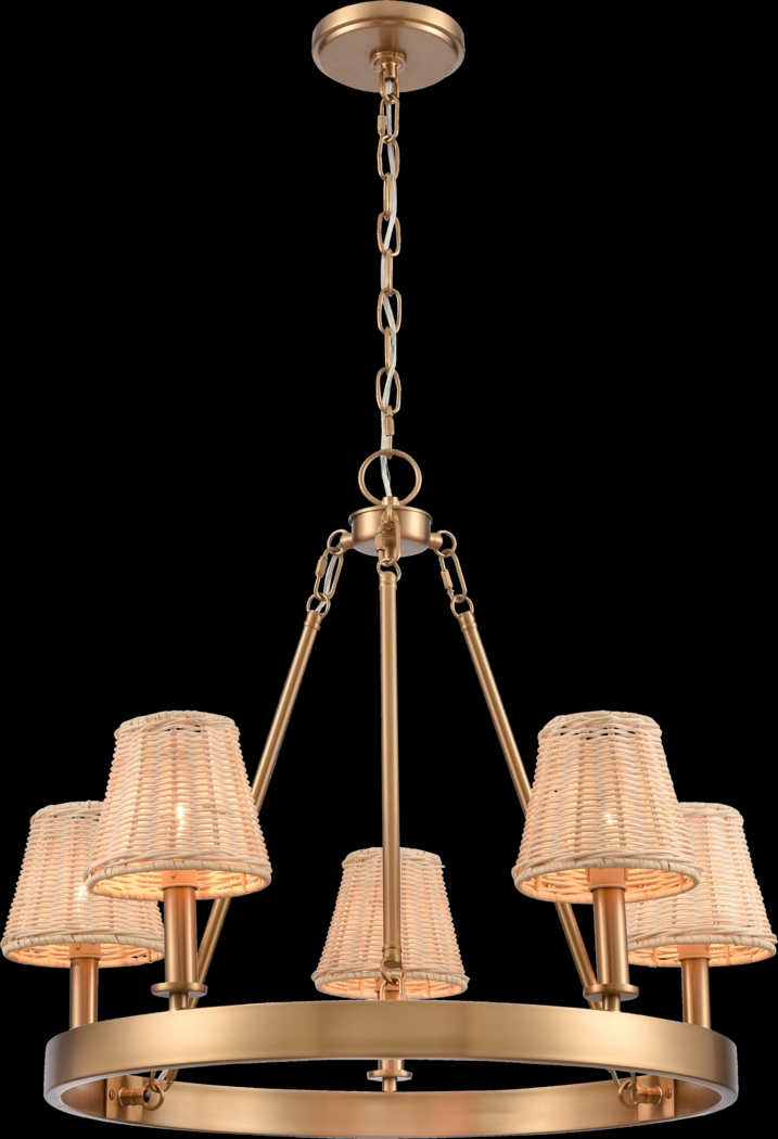 Sunray Nest Gold Chandelier - Thumbnail - Image 1