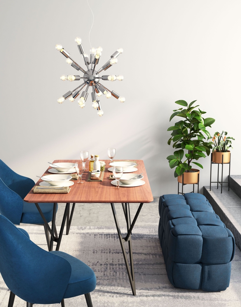 Sunrise Court Chrome Chandelier - Thumbnail - Image 2